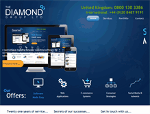 Tablet Screenshot of diamond-group.co.uk